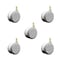 Service Caster 3 Inch MRI Safe Casters, 10mm Threaded Stem, Set of 5, 5PK SCC-TS02S75-TPR-GRY-M10X22-MRI-5 - alternate 1